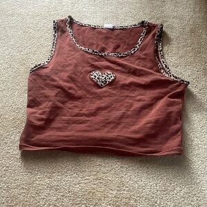 SHEIN teen cropped tank top